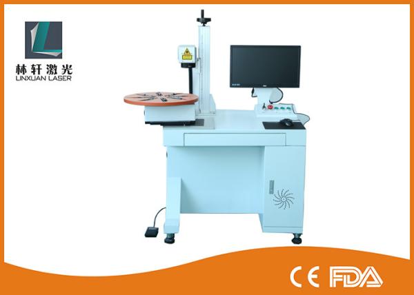 Mini Fiber Laser Marking Machine 1064 nm Wavelength For Stainless Steel /