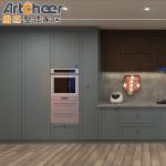 Customized Color Kitchen Furniture Cabinets with Solid Shaker Design and Modern