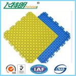 350g/pc Indoor Sports Flooring Plastic Runways Interlocking Rubber Tiles