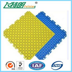 Quality 350g/pc Indoor Sports Flooring Plastic Runways Interlocking Rubber Tiles wholesale