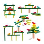 Bird Balance Tree Wooden Blocks Toys Exercise Finger Educational