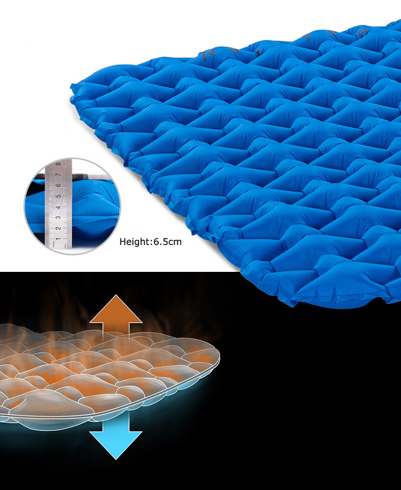 Portable 2 Person Thickened Ultralight Portable Folding Air Mattress