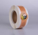 Custom waterproof glossy adheisve artpaper vinyl pp packaging label sticker in
