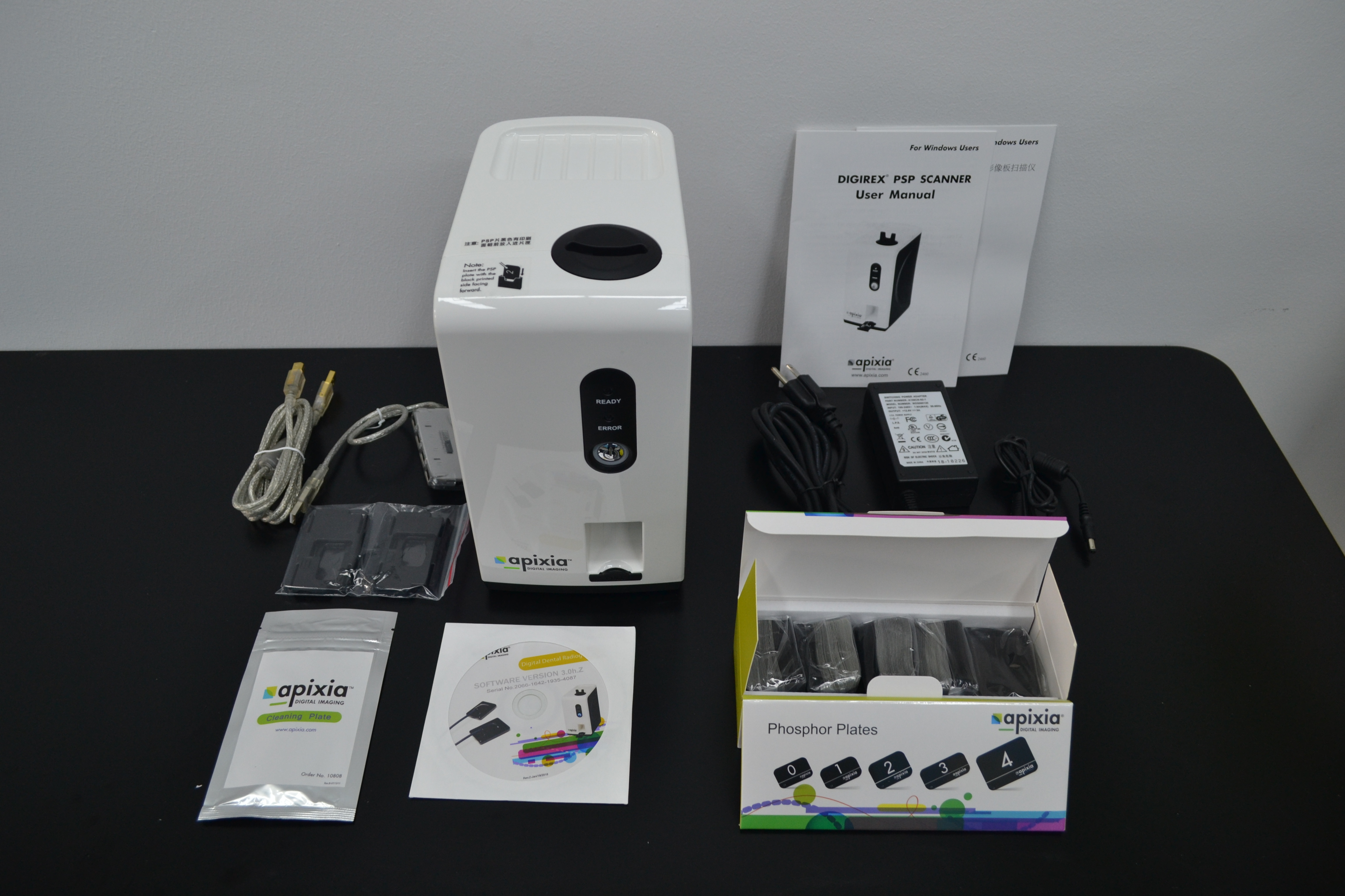 3D Master Apixia Ridiology PSP Digital Portable Dental x-ray Film Scanner