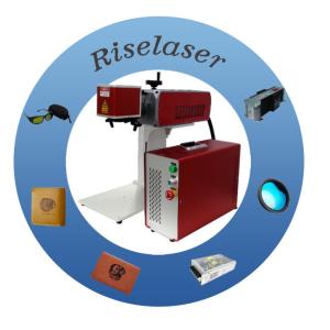 Quality Mini Desktop 20W 30W 50W CO2 Laser Engraving Marking Machine For Wood Leather Nonmetallic Material wholesale
