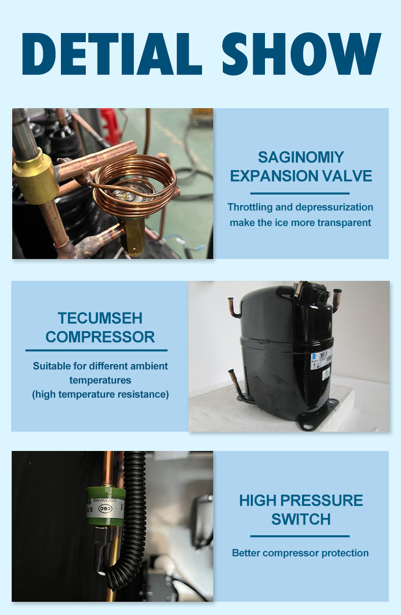 Professional Automatic Ice Machine CE 300kg Big Ice Cube Machine