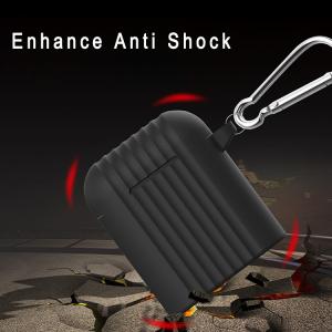 Quality Mini Trunk Airpods Case Cute 3D Soft Silicone Protective Creative Stand Cover For Airpods 1 &amp; 2 Charging wholesale