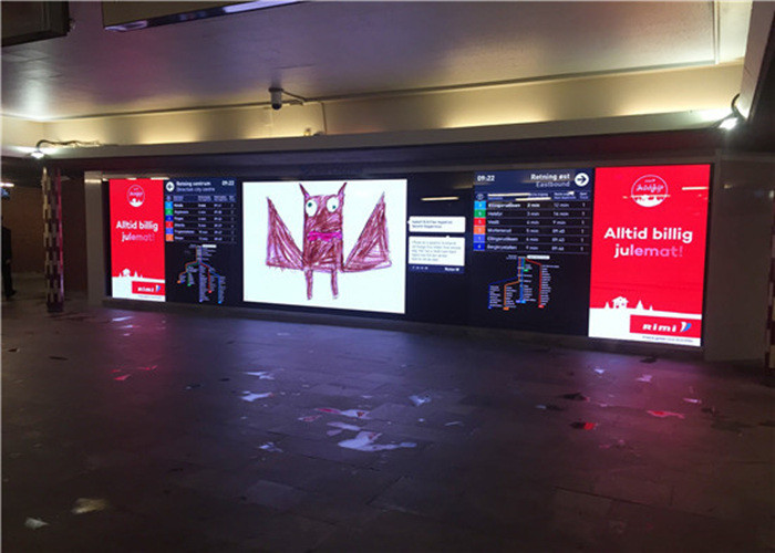 1100nits SMD2121 P3 LED Advertising Screen Fixed Installation High Brightness