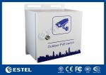 IP55 Outdoor PoE Switch Pole Mount Weatherproof Enclosure For Surveillance