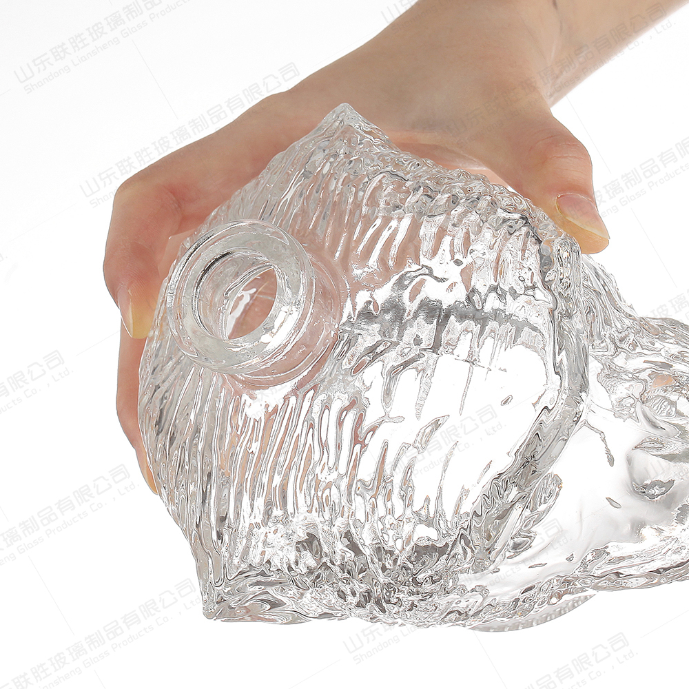 Clear Glass Bottle for Drinks Glass Oil Bottles Glass Wine Bottles