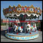 16 seats musical carousel horse merry go round rotating