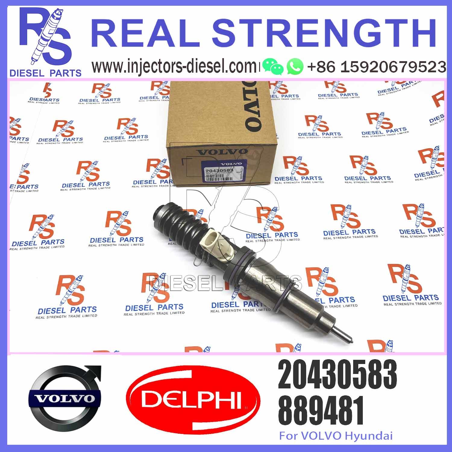 common rail injector 20430583 21582096 For Renualt injector for V-O-L-V FH12 FM12 D12D diesel fuel injector 20430583 BEBE4