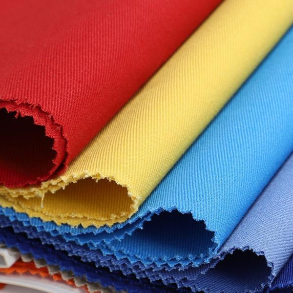 Cheap 100% Cotton Flame-Retardant Fabric Fireproof Cloth  16*12 Twill Fabric Customization for sale
