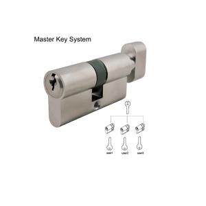 Quality Double Profile Commercial Door Lock Cylinder With Thumb Turn 60 - 120mm Size wholesale