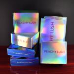 Holographic Corrugated Cardboard Box Custom Logo Cosmetics Laser Cardboard Box