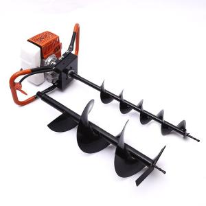 Quality 11 kg 52CC Ground Digging Machine Single Person Ground Hole Drilling Machine wholesale