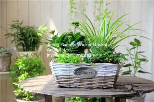 Quality wicker basket manufacturer wicker garden basket willow plant baskets stock fast shipment wholesale