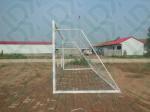 Customized Lightweight Soccer Goal Metal Football Goal With Nylon Nets Steel