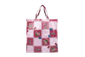 Quality Red And Pink Polypropylene Reusable Shopping Bags For Supermarket Packing wholesale