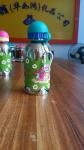 400ml single wall stainless steel water bottle with silicone gripper