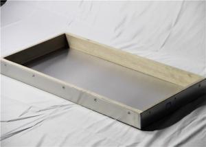 Quality 1.5mm 600x400x48mm Non Stick Aluminized wood frame Baking Pans wholesale
