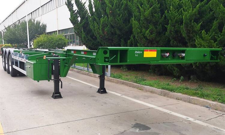 Tri Axle Chassis CIMC 40ft Container Trailer for Sale in Ghana