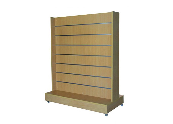 Retail Store Practical Slatwall Display Stand Space Saving Simple Style Eco - Friendly
