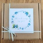 Comfort Bereavement Pet Gift Boxes 6.5"x6.5"x2.5" Forget Me Not