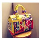 Europe and selling women's handbags shoulder diagonal cartoon character