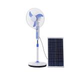16 Inch Battery Powered Outdoor Fan With Remote Brushless DC Motor Solar Floor