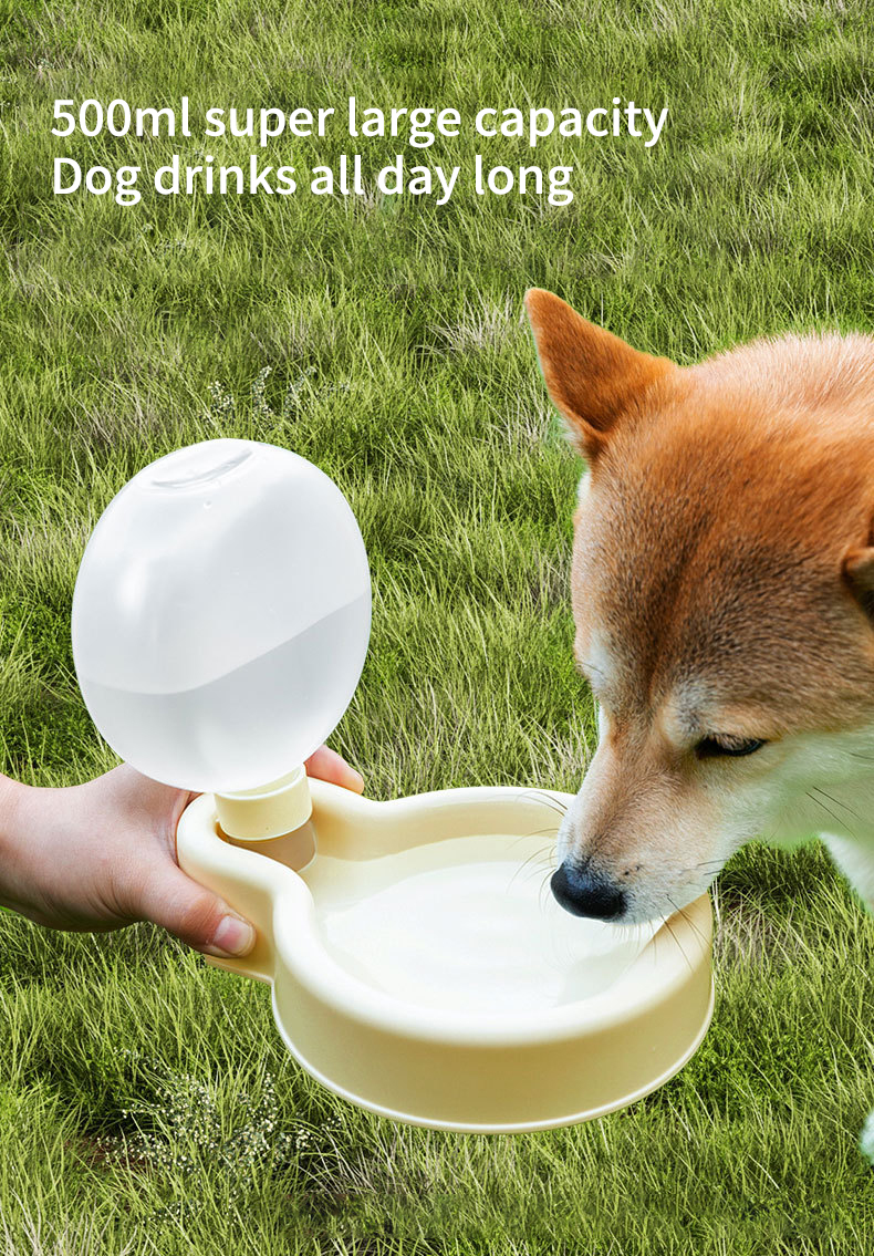 350ml 500ml Portable Dog Water Feeder Foldable Pet Drink Bottle Sealed Design