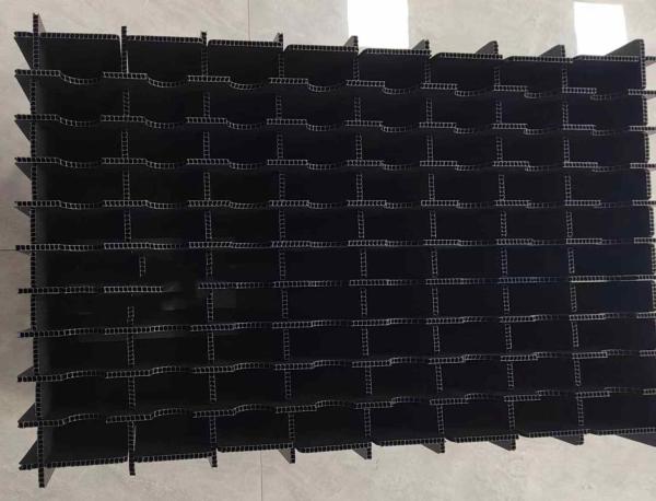 Corrugated Multi Compartment Plastic Storage Boxes Anti Static Compartment Box