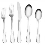Durable 304 Stainless Steel Knife Fork And Spoon Set For Restaurant Use