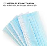 Hypoallergenic 25GSM Non Woven 3 Ply Disposable Mask