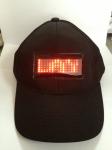 Customized promotional baseball LED message cap red light