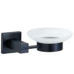 Satin Soap Case Wall Mounted Glass 304 Stainless Steel Bathroom Soap Holder