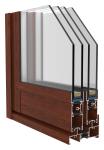 TS8345 1.8mm Commercial Sliding Windows For Office