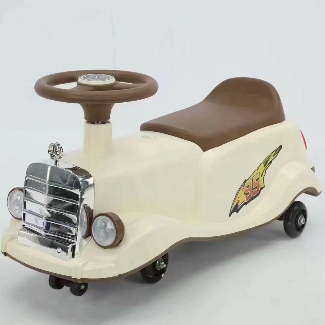 Outdoor Driving Multimedia Ride On Swing Cars Twisting Toy CCC Certified