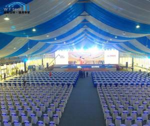 Quality Unique Outdoor Marquee Tent events , Giant Party Tent Anti - Rust Fabric Cover wholesale