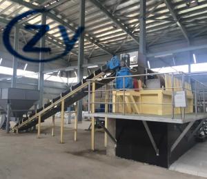 Quality Water Cassava Peeling Vegetable Washing Machine 18.5kw Rotary Drum Type wholesale
