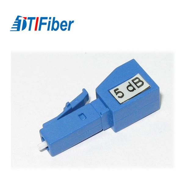 Singlemode Fixed Optical Attenuator Simplex LC Male To LC Female 5dB Lan