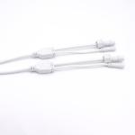 Outdoor LED Light PVC Waterproof Y Connector IP68 2 Core Cable Connector