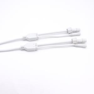 Quality Electrical Y Cable Adapter PVC 250V Waterproof Connectors For Vehicle wholesale