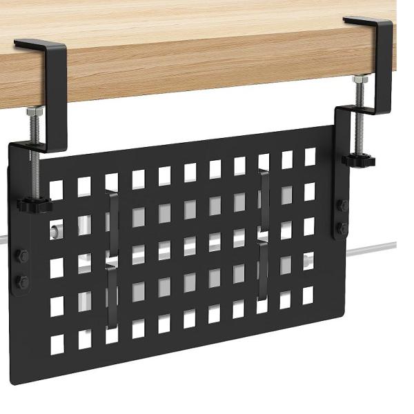 Office Desk Home Steel Cable Organizer Tray Space Saving Under Desk Wire Rack