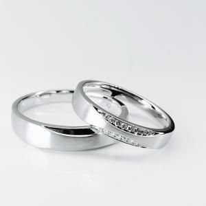 Quality Perfect Diamond Unique Women15 Men21 18k Gold Wedding Band wholesale