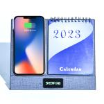 Multifunctional Custom 365 Day Calendar , Desk Wireless Charging Calendar