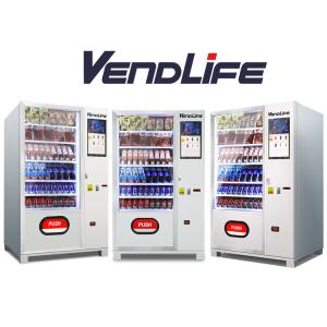 Quality New Model cuatm desigh Snack and Drink Combo Black Vendlife Vending Machine for Europe wholesale