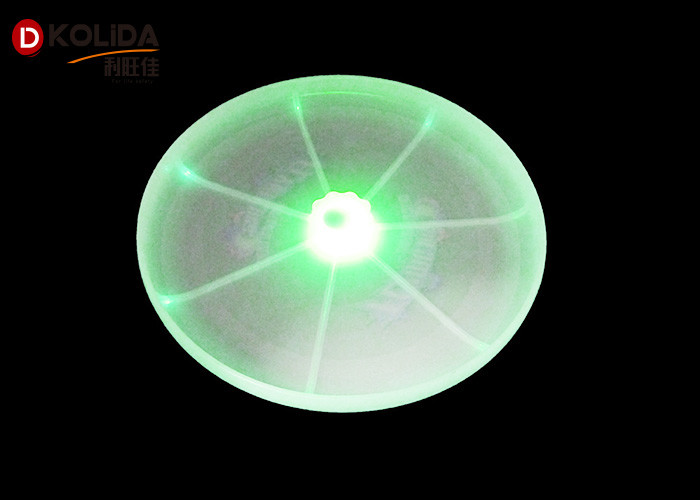 Yellow / Pink / Green Sports Dog Pet Toys Flashflight LED Lights Pet Flying Disc
