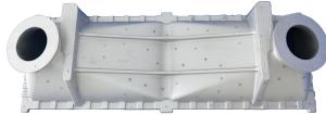 Quality Resin Sand Core Diesel Engine Components , Intercooler Connection Housing Aluminium Car Parts wholesale