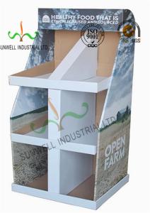 Quality Food Presentation Cardboard Display Stands , Cardboard Product Display Stands wholesale